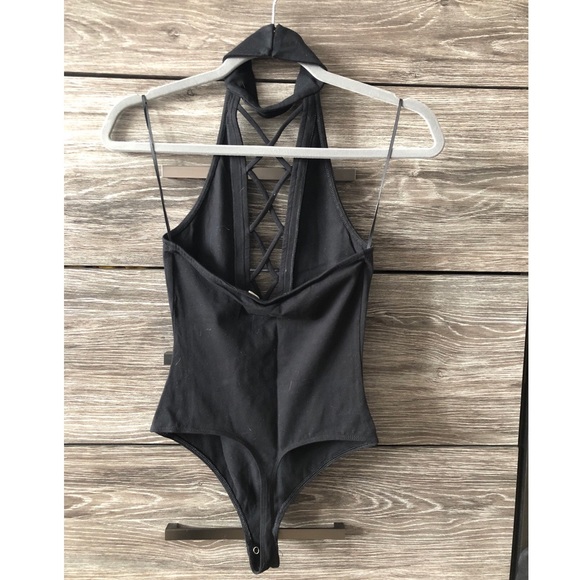 NWOT Express High Neck bodysuit - Picture 4 of 7
